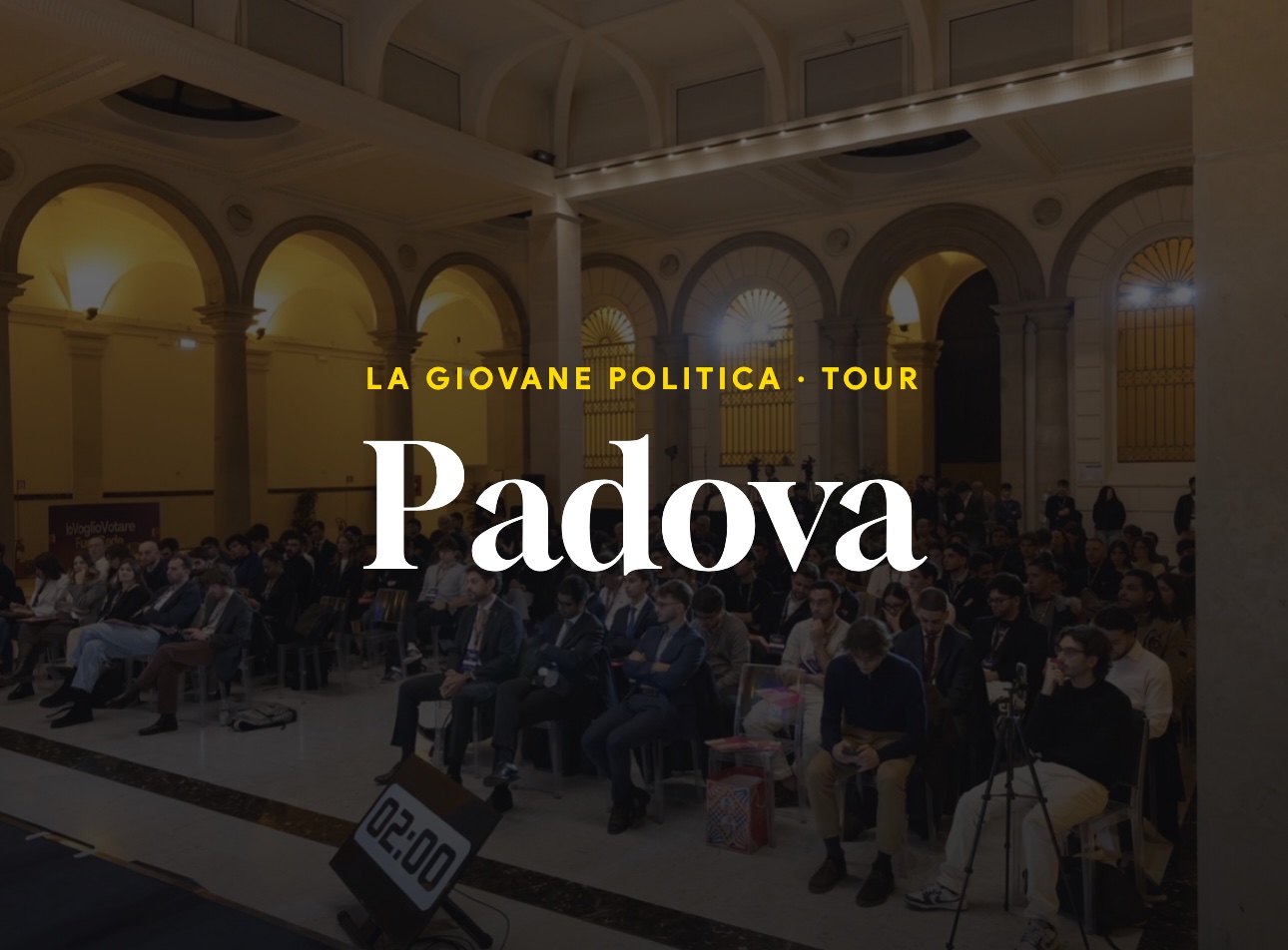 La Giovane Politica, tappa di Padova