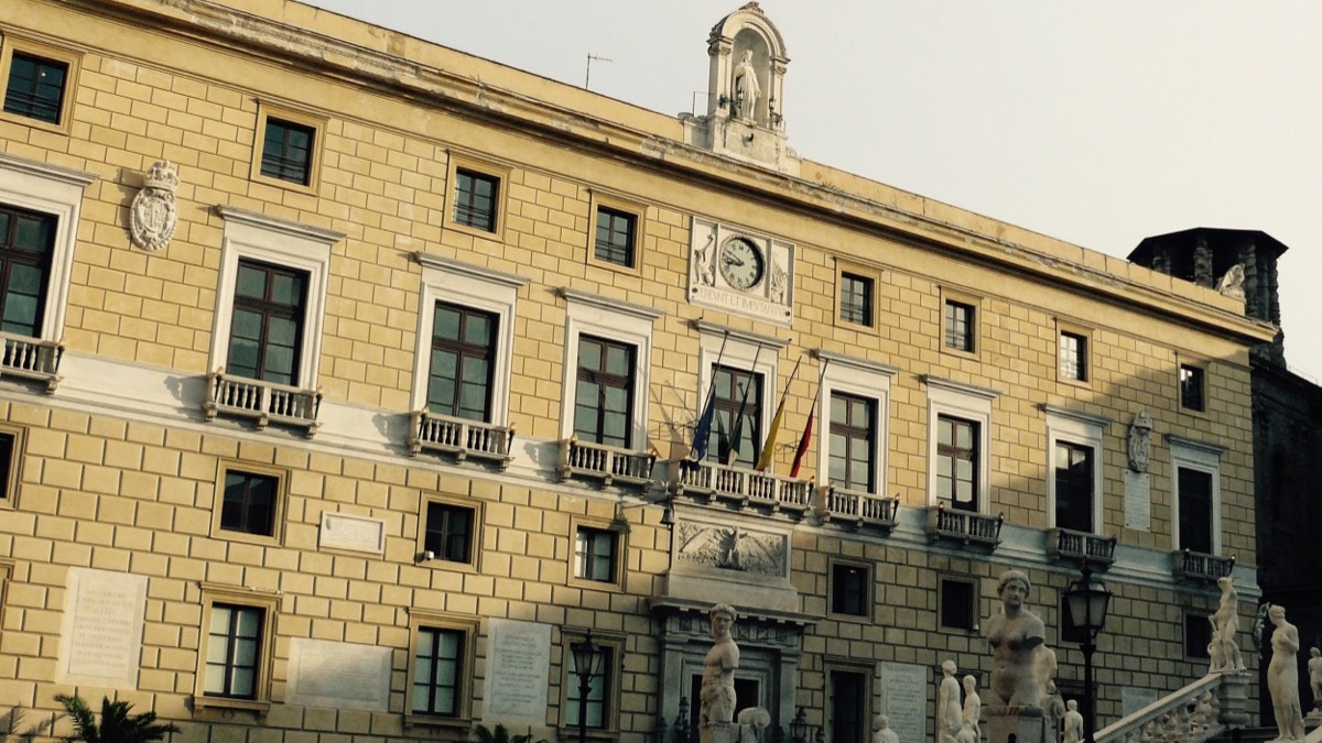 Palazzo delle Aquile in piazza Pretoria, sede del Comune di Palermo